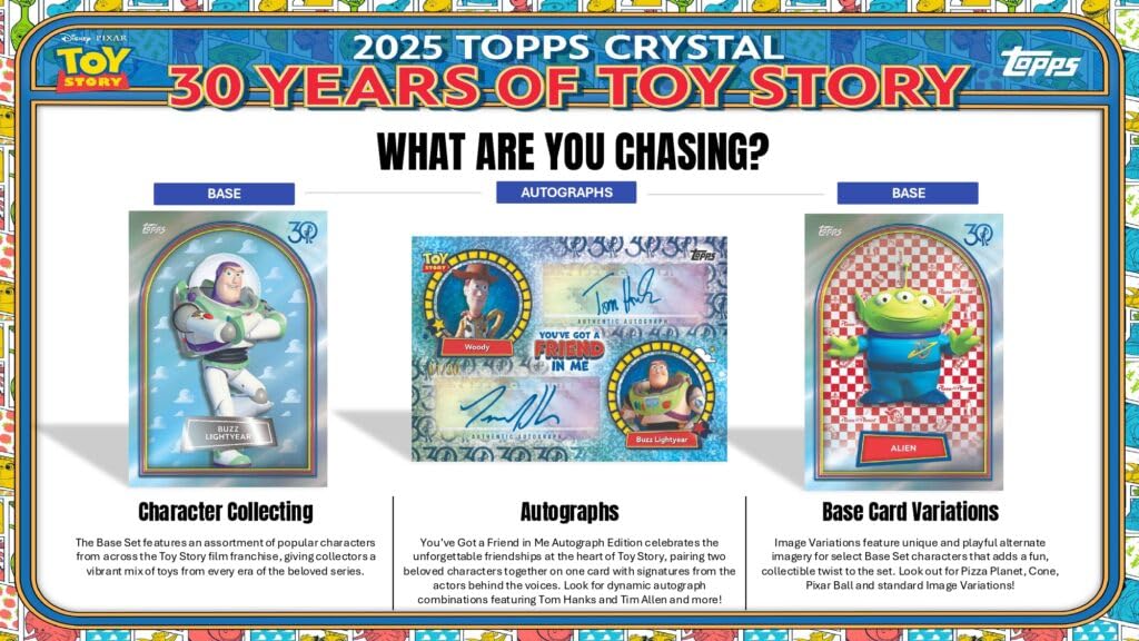Amazon.co.jp: 2025 TOPPS CRYSTAL 30 YEARS OF TOY STORY HOBBY BOX
