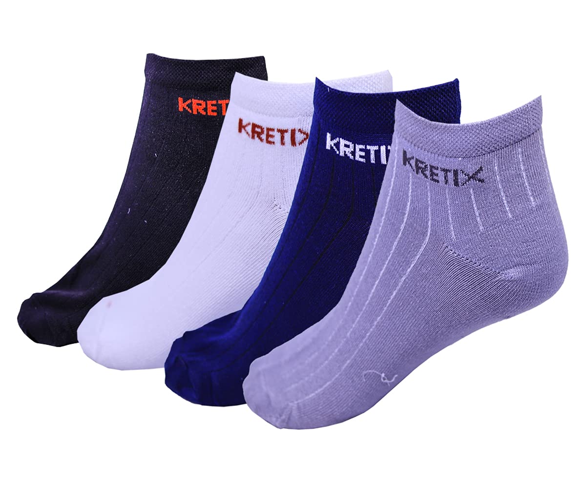 KRETIX Cotton Ankle Socks Multicolor 4pc
