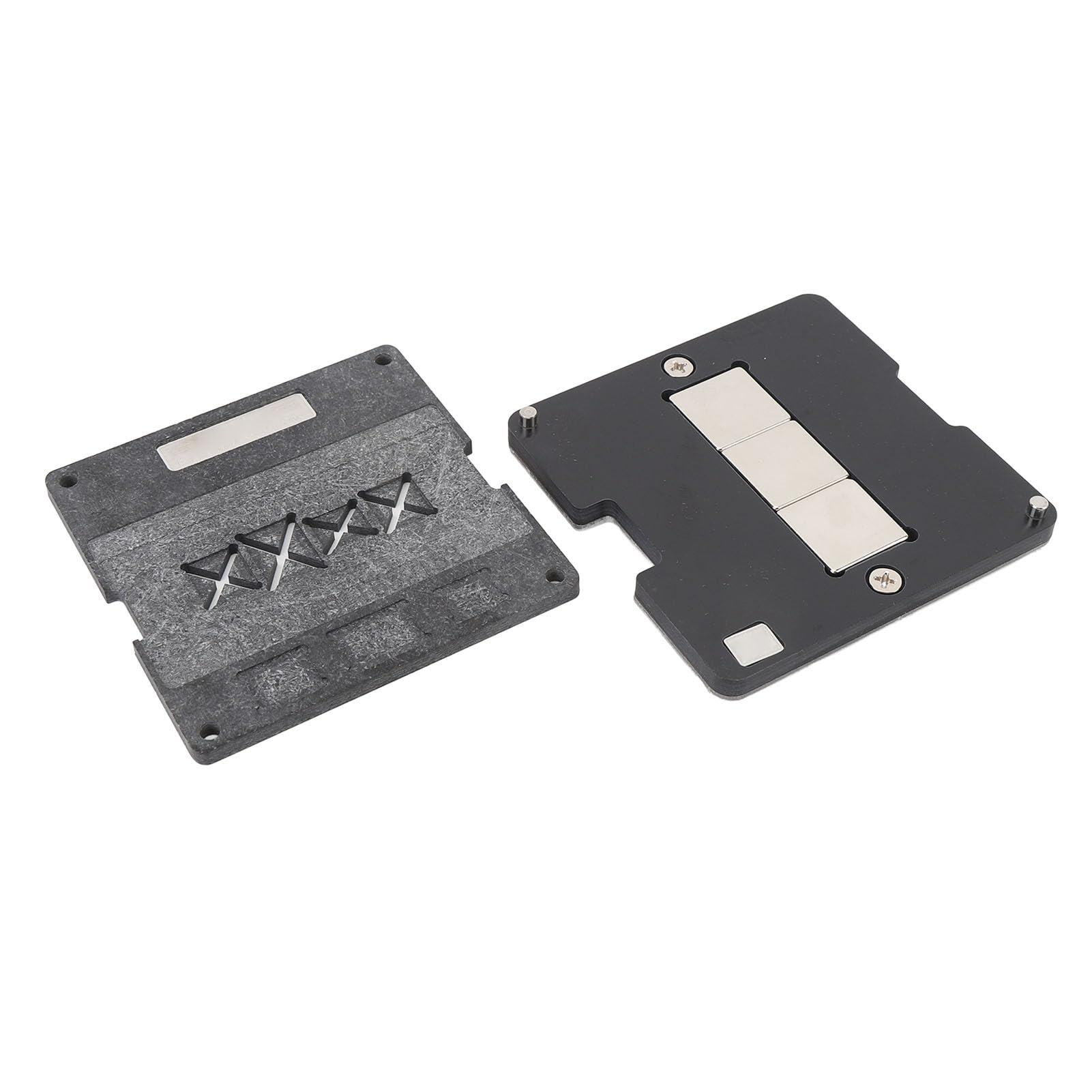 Walfront Kit d'outils de Montage de Reballage BGA en Acier Inoxydable avec Positionnement Précis pour BBGA153 BGA169, Idéal pour les Amateurs de Réparation électronique