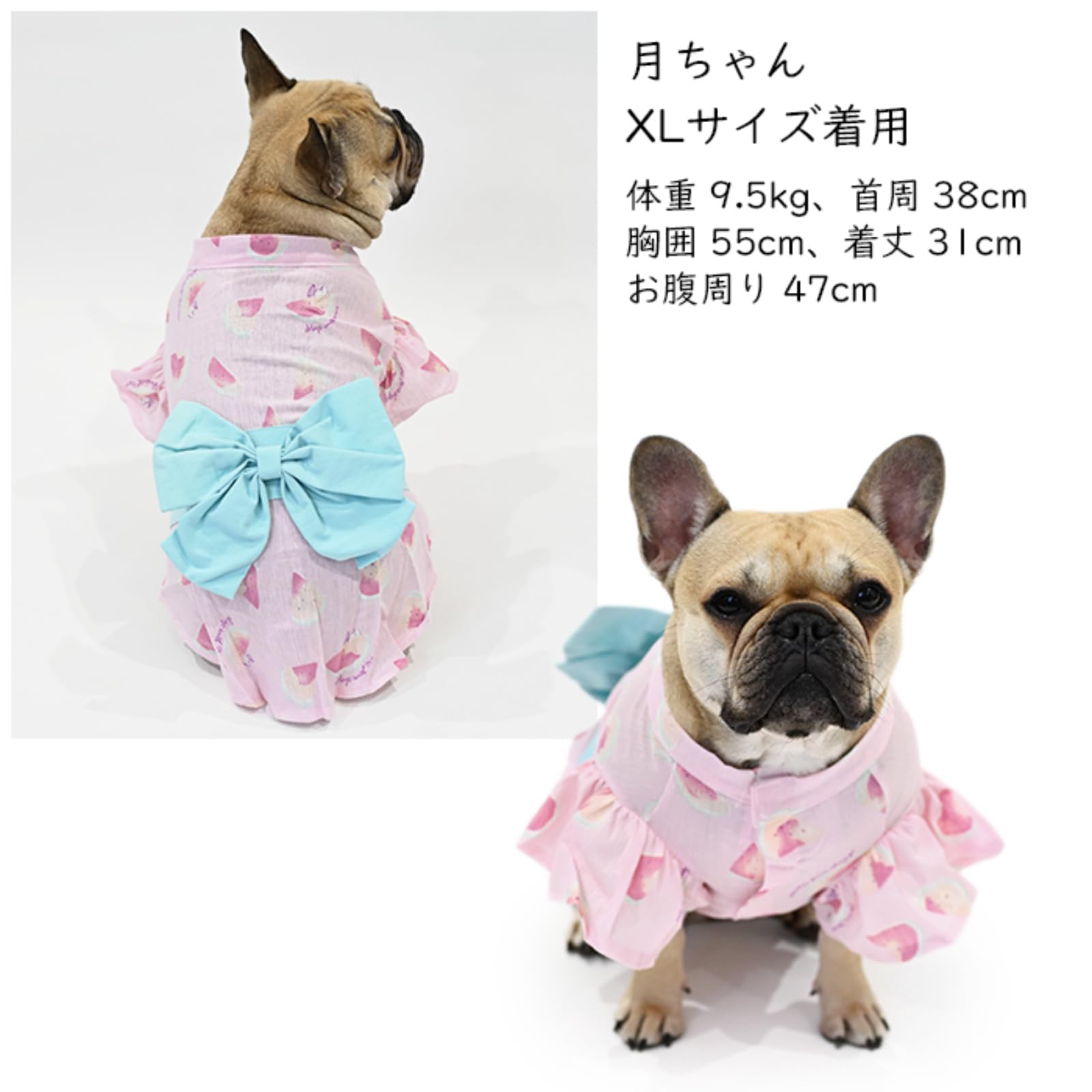 Amazon | 犬服 ゆかた 浴衣 マジックテープ 犬 猫 服 可愛い 花柄 和風