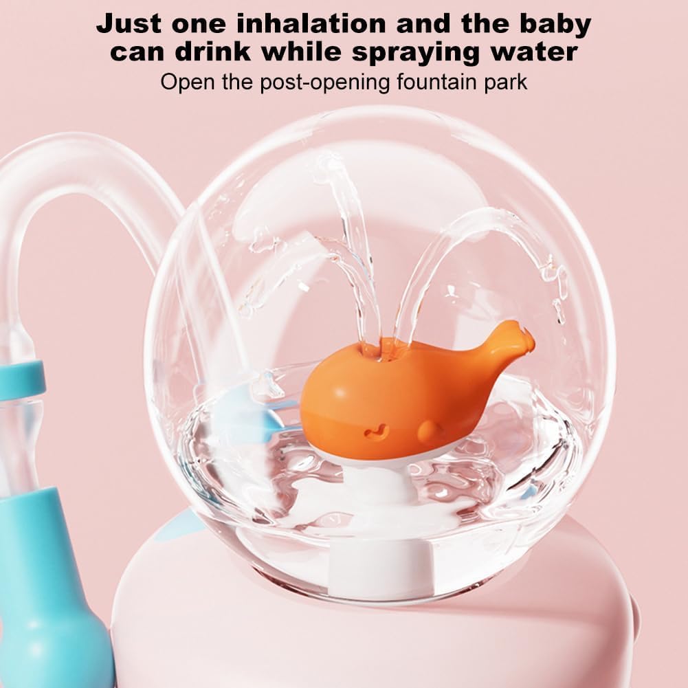 2025 New Stainless Steel Whale Fountain Tumbler with Handle, 24oz Insulated Squirt Whale Water Bottle, Cute Sippy Cup with Lids & Straws Leak Proof 2025 New Stainless Steel Whale Fountain Tumbler with Handle, 24oz Insulated Squirt Whale Water Bottle, Cute Sippy Cup with Lids & Straws Leak Proof