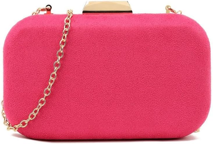 Girly HandBags Womens Faux Suede Two Tone Clutch Bag