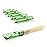 5PCS Reusable W\'cked Glass Filter Tips for Pre Rolled Rolling Paper Cones, Slim Cigarettes, Glass Rolling Tip Mouthpieces (Green)