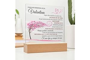 Lámpara con mensaje de amor personalizada para tu hija - Eres mi mayor tesoro