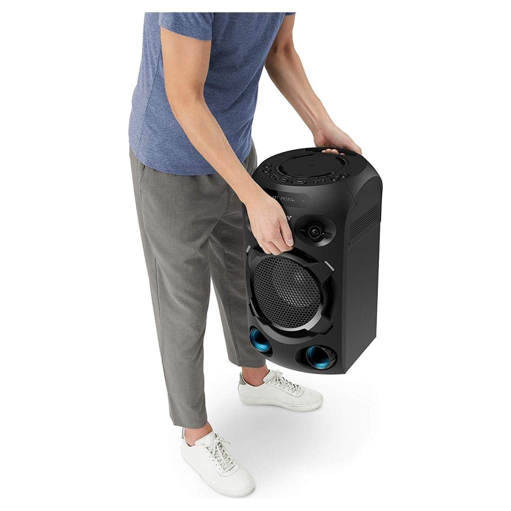 Sony MHC-V02 ALTAVOZ INALÃ MBRICO Para Fiesta Bluetooth, NFC, Noir, One size