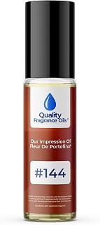 Quality Fragrance Oils' Fleur De Portofino Impression #144 | Long-Lasting Perfume Oil, Alcohol-Free, Strong Scent, 10ml Roll-On | Affordable Alternative to Designer Fragrances