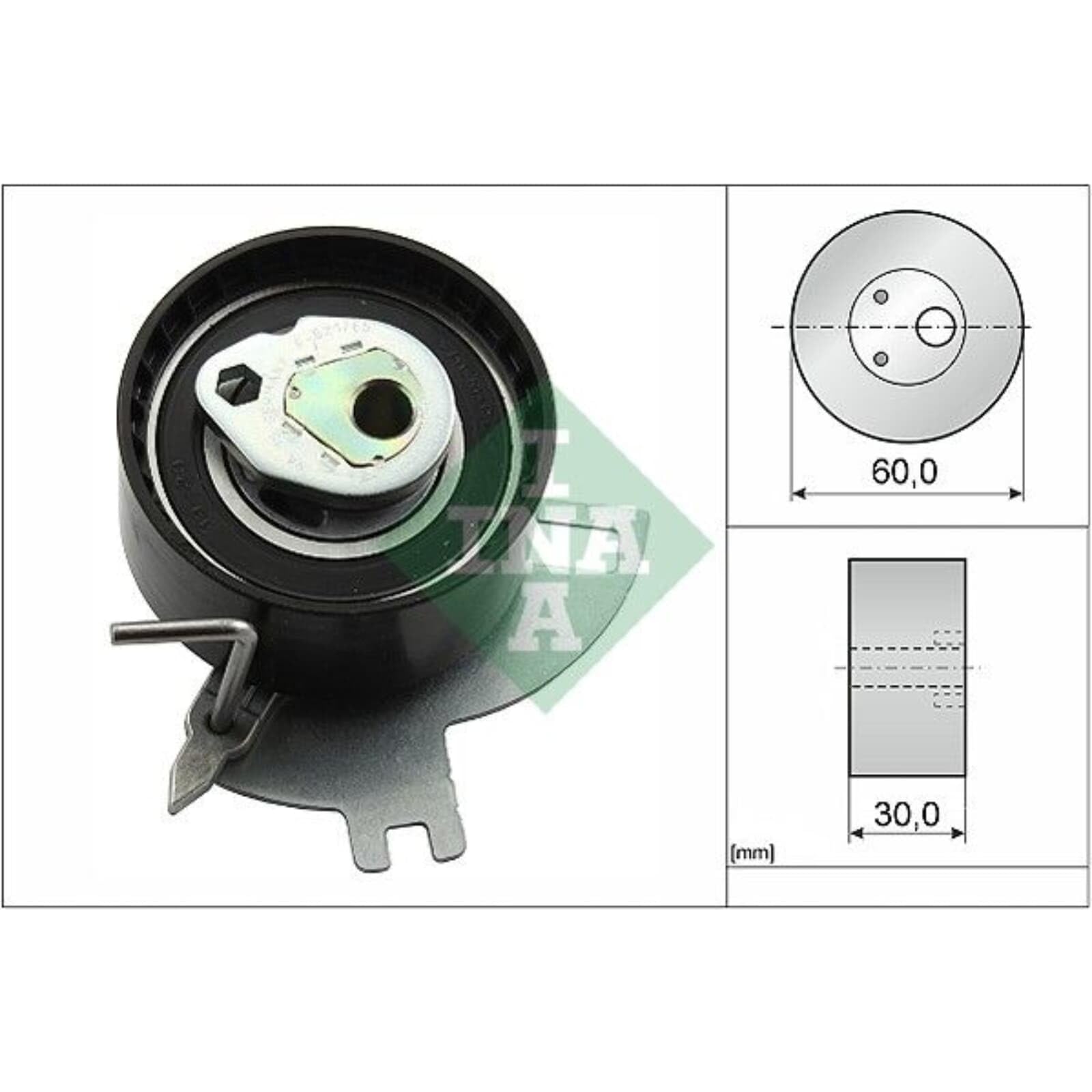 INA 530 0489 30 Kit cinghia distribuzione pompa acqua N° denti: 19 30 mm Compatibilità con PEUGEOT 407 6D 508 SW I 8E 508 I 8D Sedan, CITROËN C5 III RD