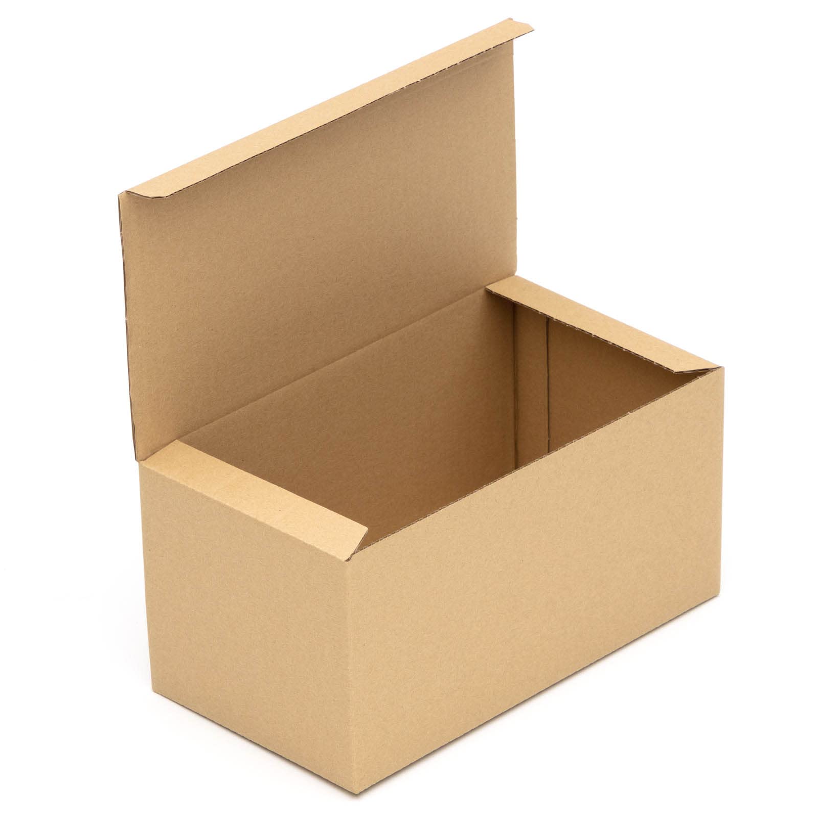 KK Verpackungen Automatikbodenkartons | 1200 Stück, 320 x 175 x 155 mm | Versandkarton mit Steckverschluss & vorgeklebtem Boden | 1-wellig, FEFCO 0713 | Faltschachtel für Warenversand
