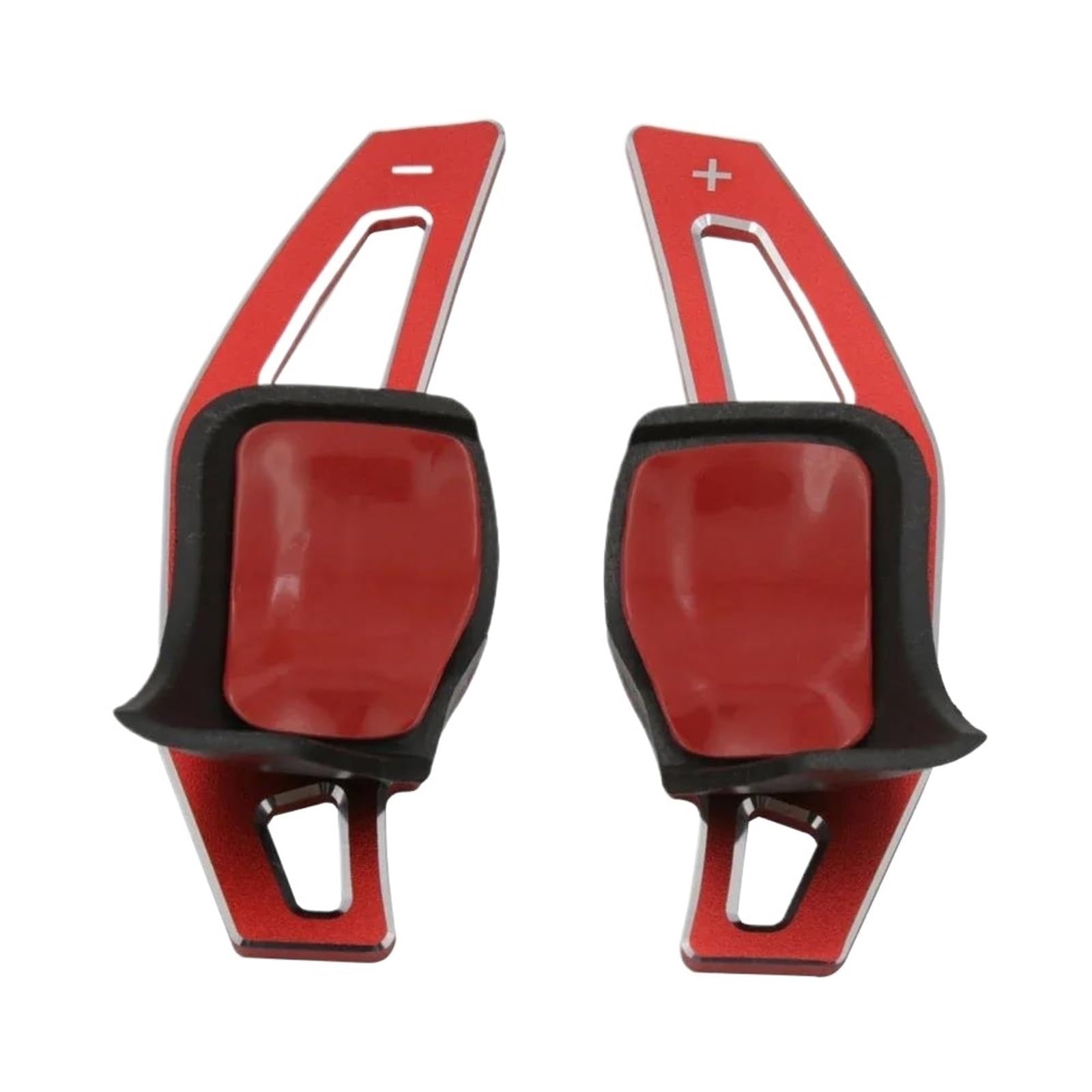 UIEOWHN Car Shift Paddle for Tiguan Golf6 MK6 Jetta GTI R20 R36 CC Scirocco Car Shifter Paddle(Red)