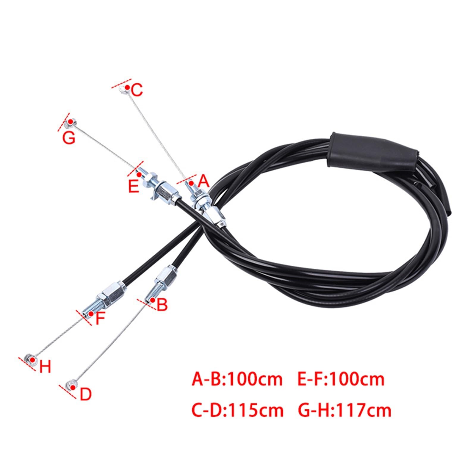 Cavo Acceleratore Per CRF250R 2014 2015 CRF250 CRF 250 R AC 250CC - Di Ritorno Carburante Ricambio Per Moto 17910-KRN-A82 17910KRNA82