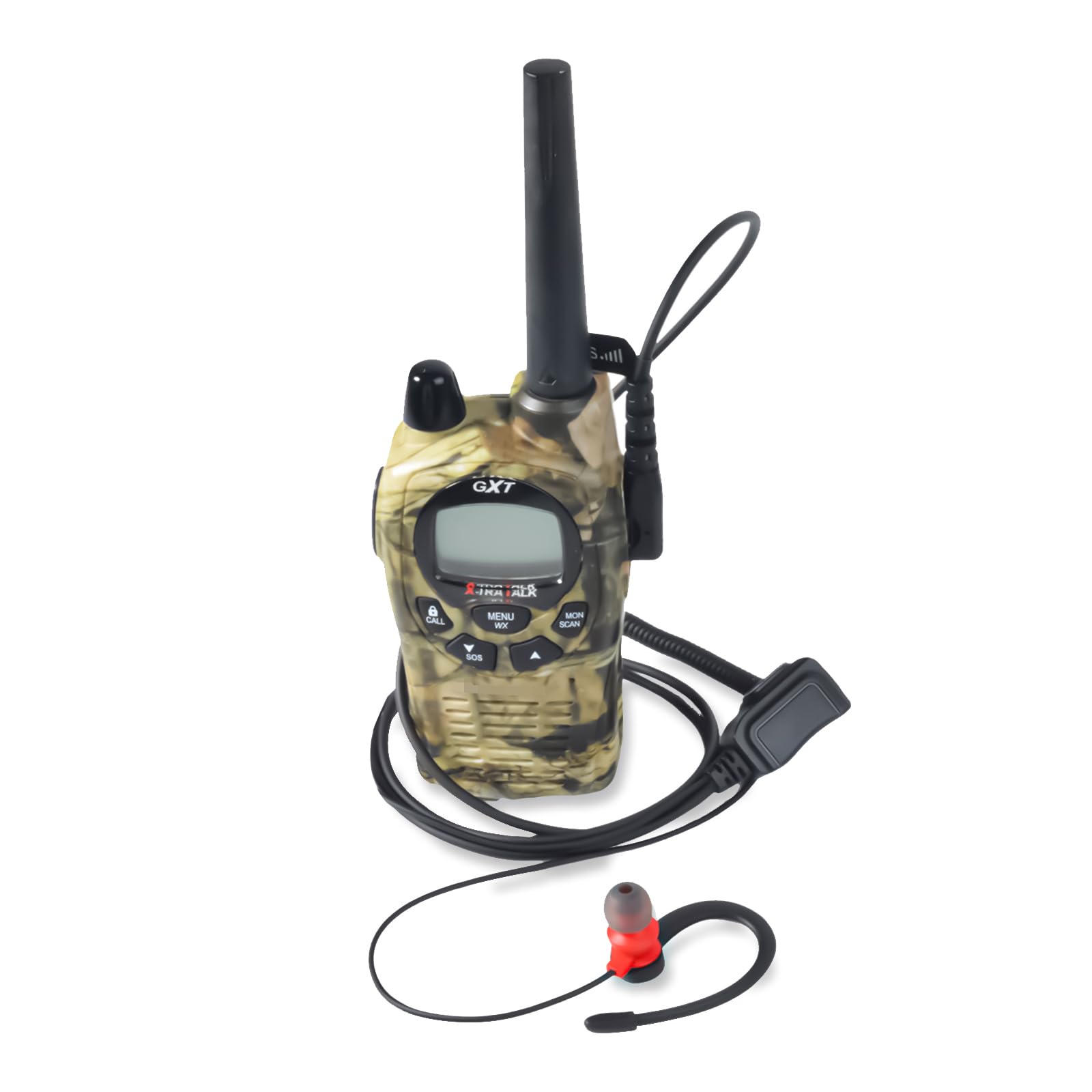HYSHIKRA Transparante Hoofdtelefoon Headset Compatibel met Midland G7 Pro G8 G9 Pro M24 M24 Plus M48 M99 G6 XT G7 XTR Beveiliging Airsoft