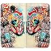 Bfun Packing Colorful Floral Elephant Wallet Leather Cover Case For Samsung Galaxy Note 3