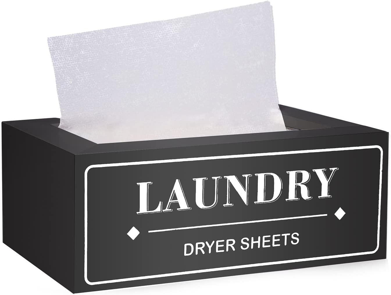 Dryer Sheet Holder for Farmhouse Laundry Room Organization Storage