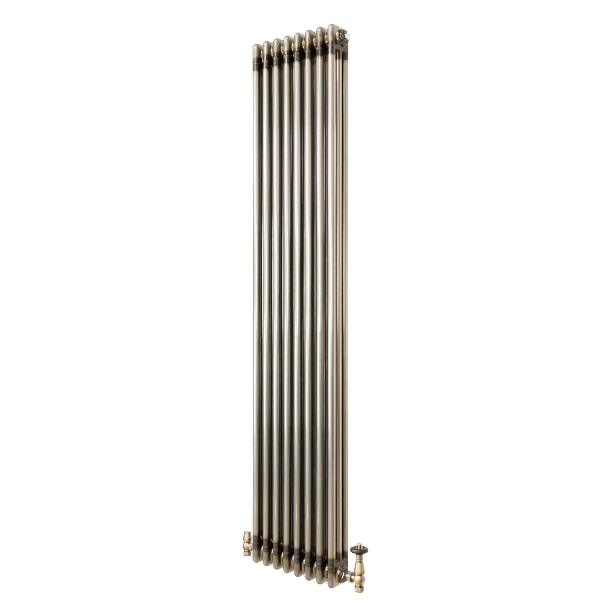 Traditional 3 Column Radiator 1800mm x 380mm & TRV Valves Modern