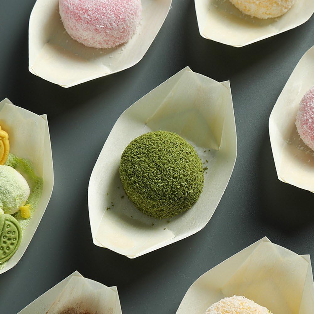 Drewniana łódź, 50 szt. taca do serwowania łodzi do sushi, drewniana łódź do sushi, miski do serwowania jedzenia do gastronomii, użytku domowego