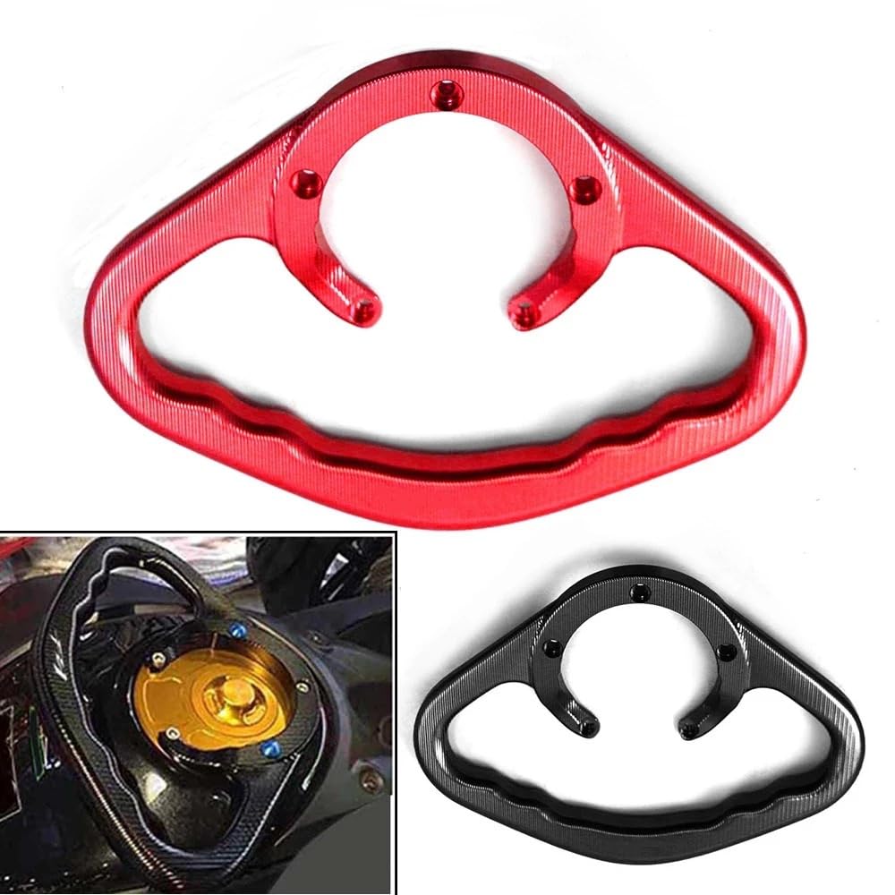 All Years Motorcycle Accessories Passenger Front Handgrips Tank Armrest Grab Bar Handle Hand Grip For YAMAHA For MT07 For MT-07 MT 07,Accessori Moto(Red)