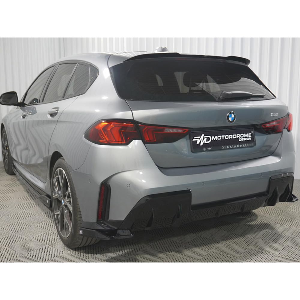 Spoiler da tetto (tappo spoiler) compatibile con BMW Serie 1 (F70) M-Sport 2024- (ABS nero lucido)