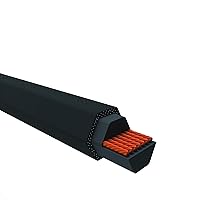 Vista 3 de D & D Powerdrive 140716– 73010-aa71 Snapper Inc cinturón de repuesto, AA, 1 – Banda, 74.400000000000006" de largo, hule