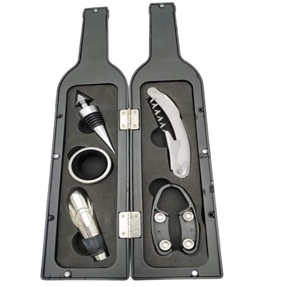 Wine Bottle Opener Set Wine Creative Bottle Opener Red Wine Set with Five Sets