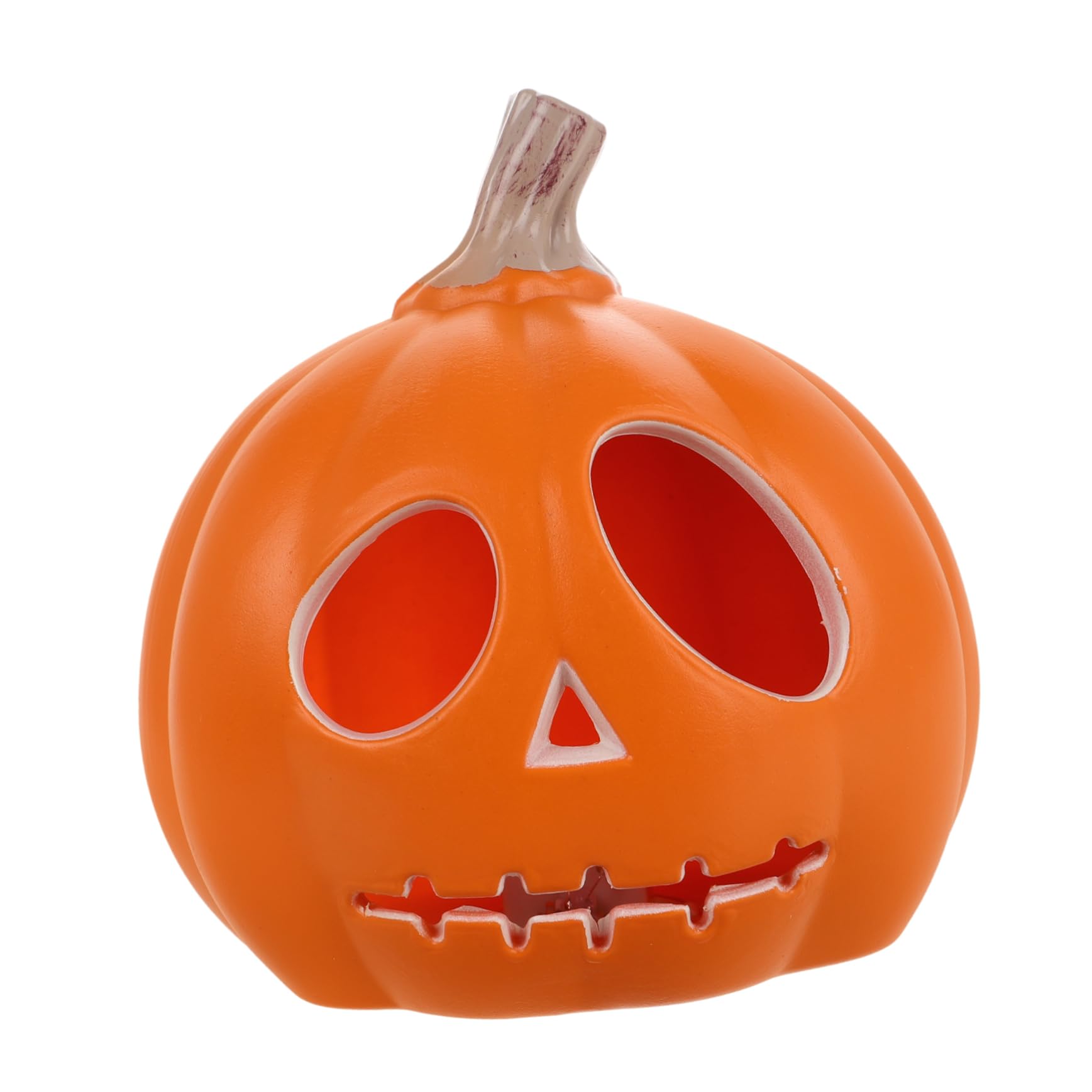 PRETYZOOM Halloween Pumpkin Lamp Decorative Light Up Pumpkin for Haunted House Outdoor Halloween Decor Detailed Carvings for Parties and Celebrations