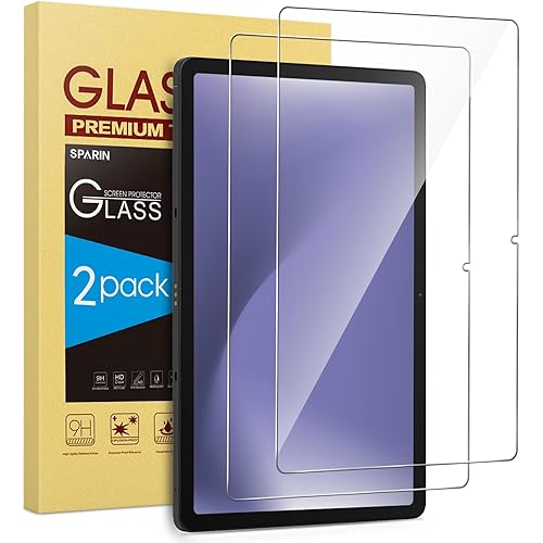 SPARIN 2 Pack Screen Protector for Samsung Galaxy Tab A9 Plus 11 Inch 2023, Case Friendly Tempered Glass HD Clear film for Samsung Tablet A9+ (SM-X210/X216/X218)