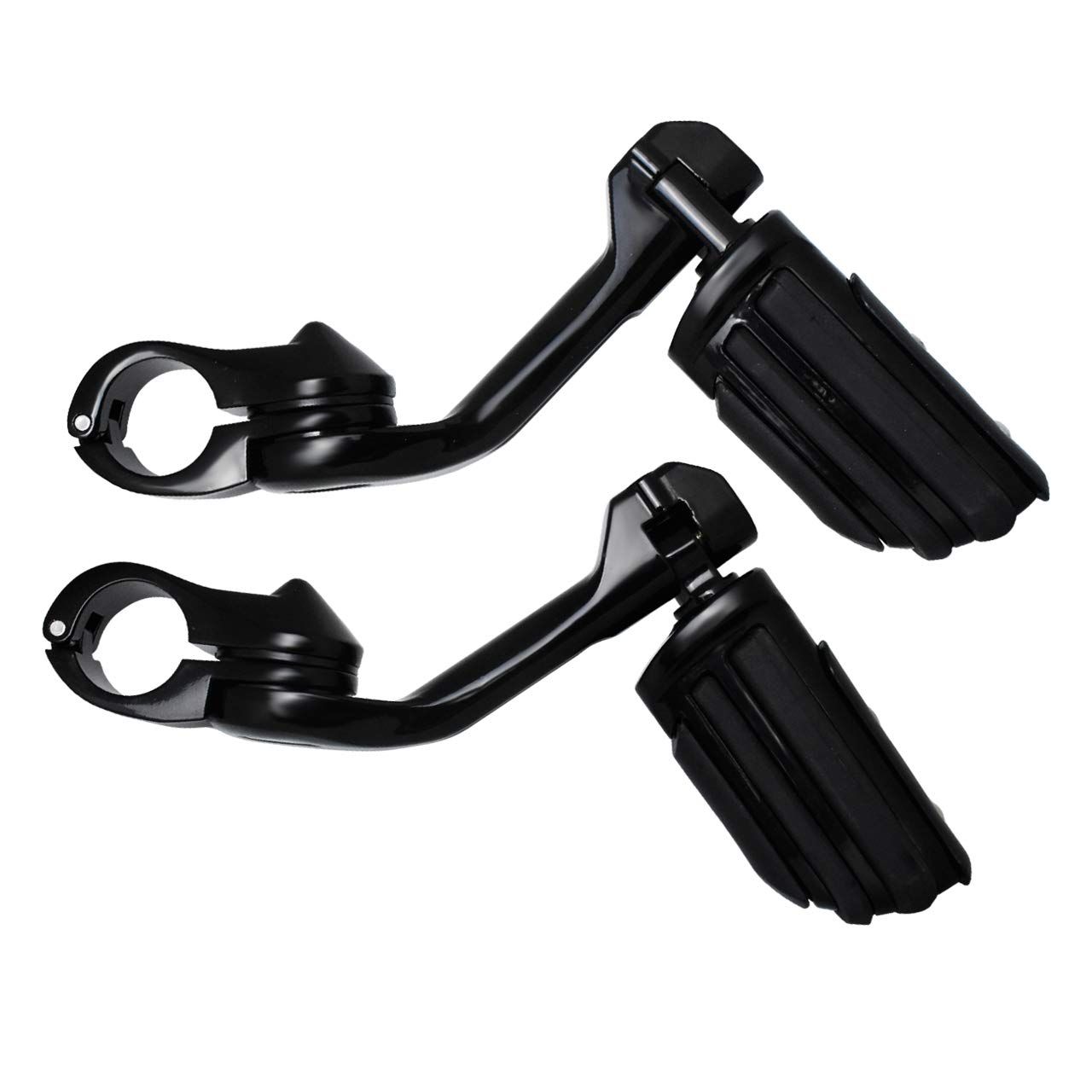 Amazon | HDBUBALUS バイク 32mm 汎用 ハイウェイ フットペグ ペダル 