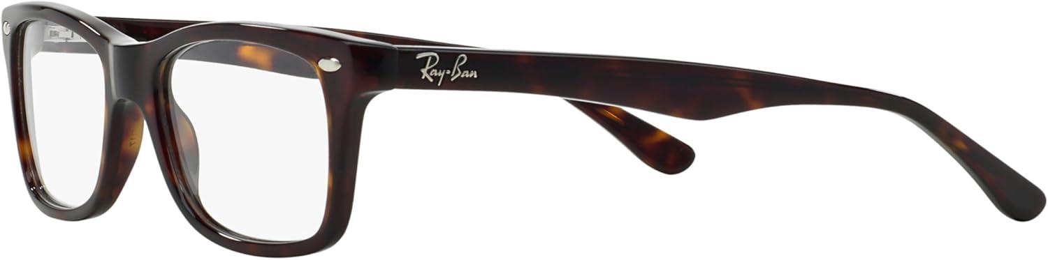 Ray-Ban Rx5228 Square Prescription Eyeglass Frames Dark Havana/Demo 53 Millimeters