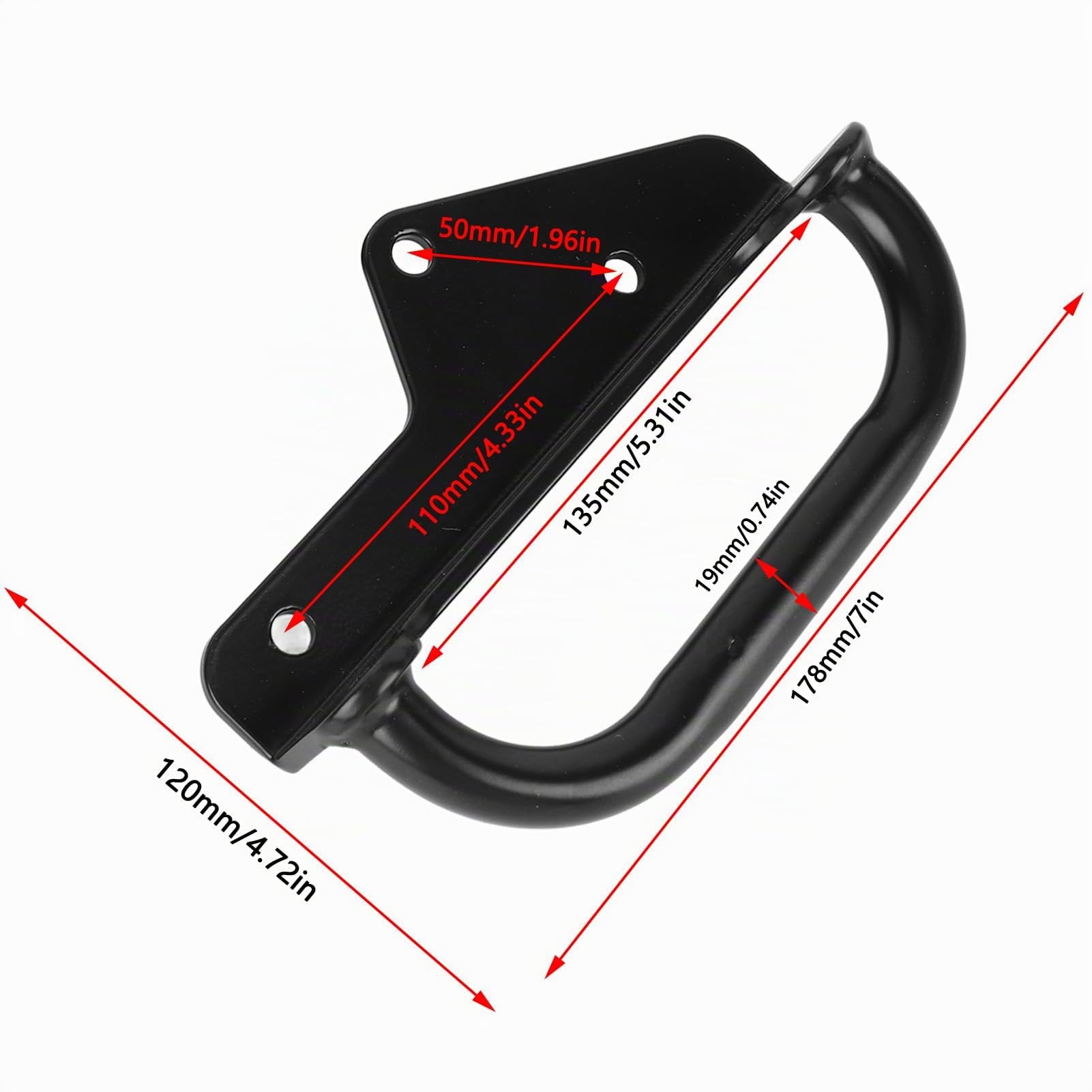Poignée de Passager de Moto pour XSR 900 2022-2023, Poignée de Barre de Réservoir de Gaz de Passager Arrière de Moto, Poignées de Guidon, Conduite Plus Sûre et Plus Confortable