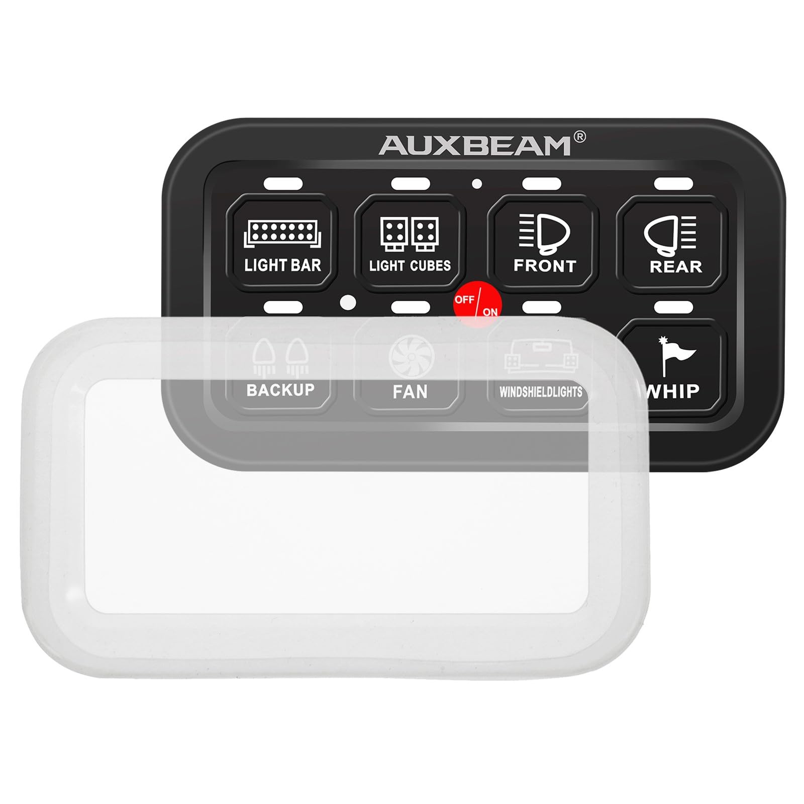 Amazon.com: Auxbeam 8 Gang Switch Panel Case Soft Silicone