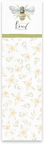 Primitives by Kathy Bloc de notas magnético para lista de papel de abejorro de acuarela (60 páginas)