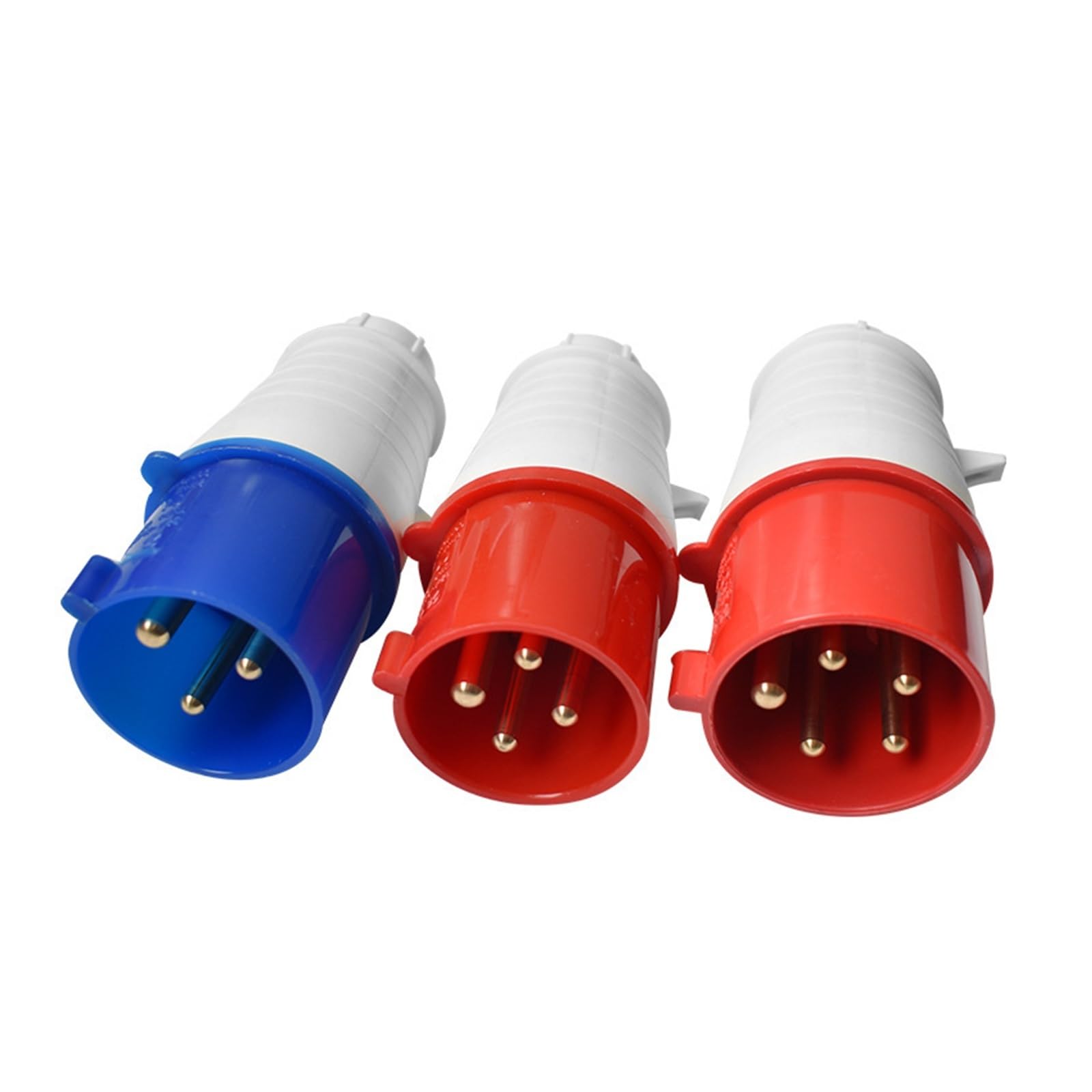 Conector de aviación de 3 pines 16A industrial IP44 alimentación trifásica