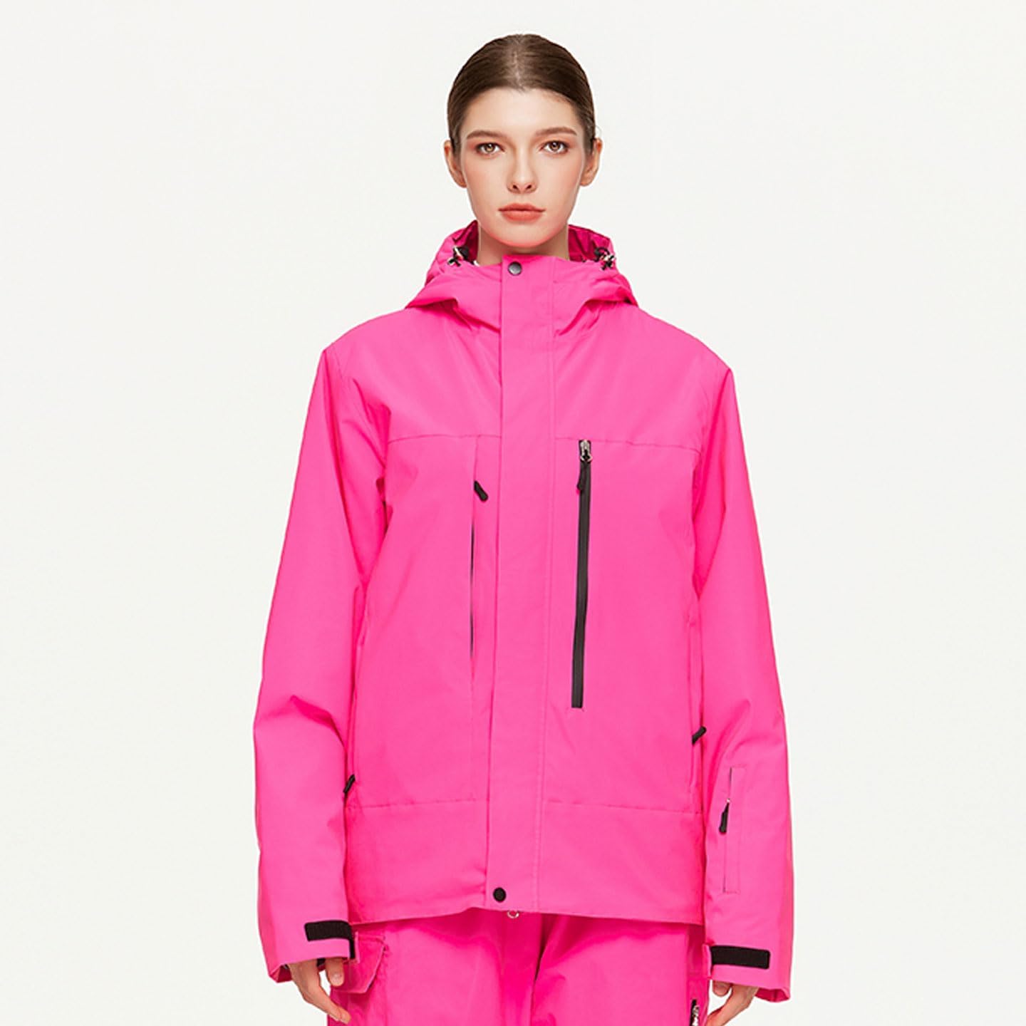 ARCTIC QUEEN Men and Women Ski Jacket Waterproof Windproof Outdoor Snowboarding Coat