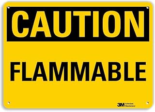 SmartSign â€œCaution - Flammableâ€ Sign | 7