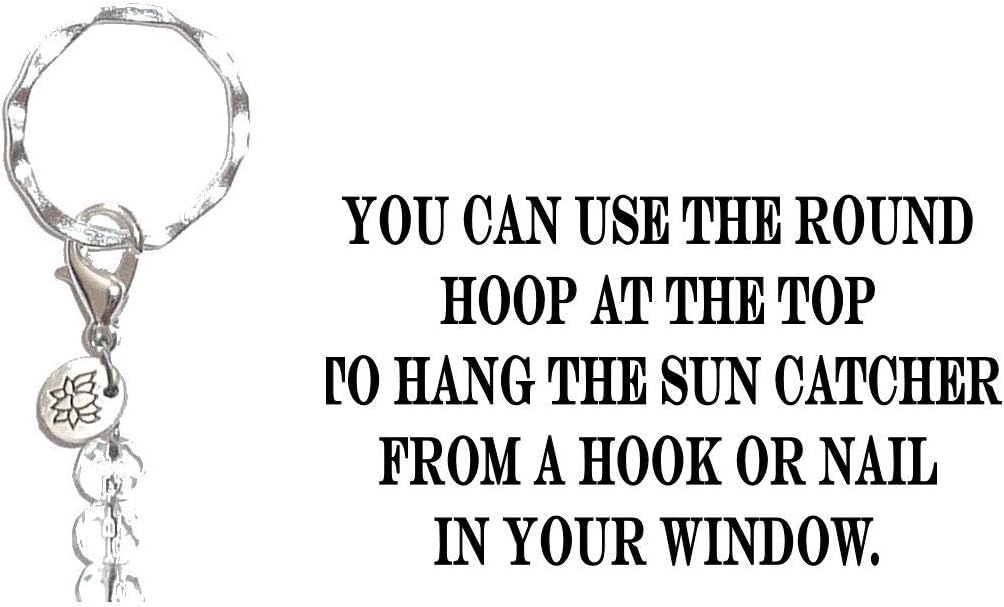 Hidden Hollow Beads Crystal Suncatcher Rear View Mirror 30mm Hanging Ornament Crystal Sphere & Rhinestone Beaded Design Indoor Window & Home Décor (3-30mm Crystals) - Image 3