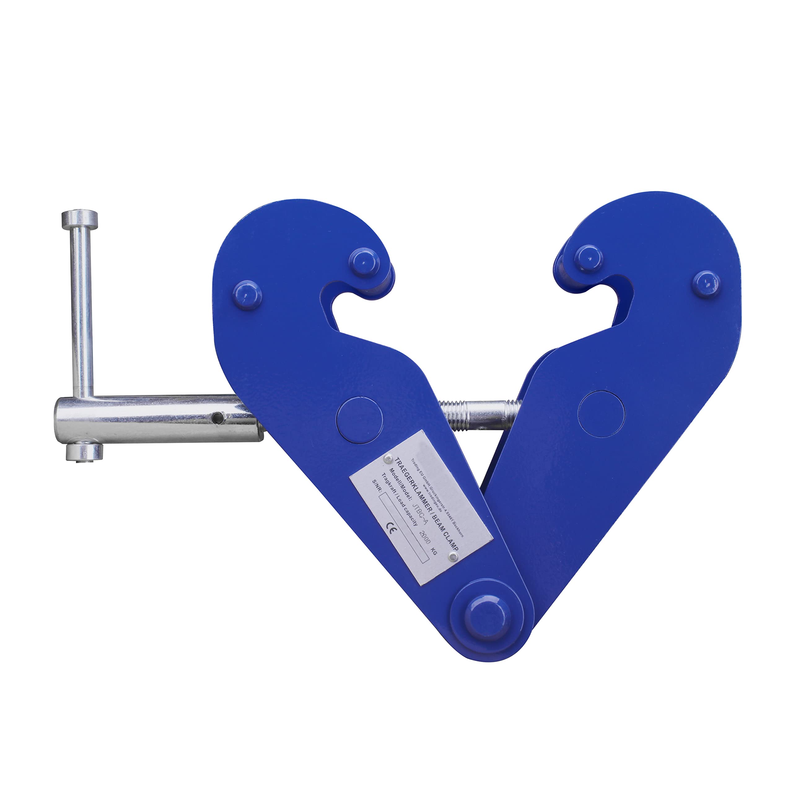 Pallit Trägerklemme CLAMP | 1000 kg Tragkraft | 75 mm - 230 mm Flanschbreite | Montageklemme Flanschklemme Anschlagpunkt
