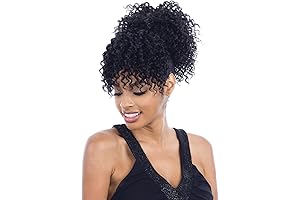 Freetress Equal Synthetic Pony Pop and Knot Ponytail with Bang - For...