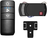 Vista 1 de Hampton Bay Universal 3-Speed Ceiling Fan Remote Control Kit Replacement for Hampton Bay Home Decorators Collection Hunter - Walk Away Time Delay