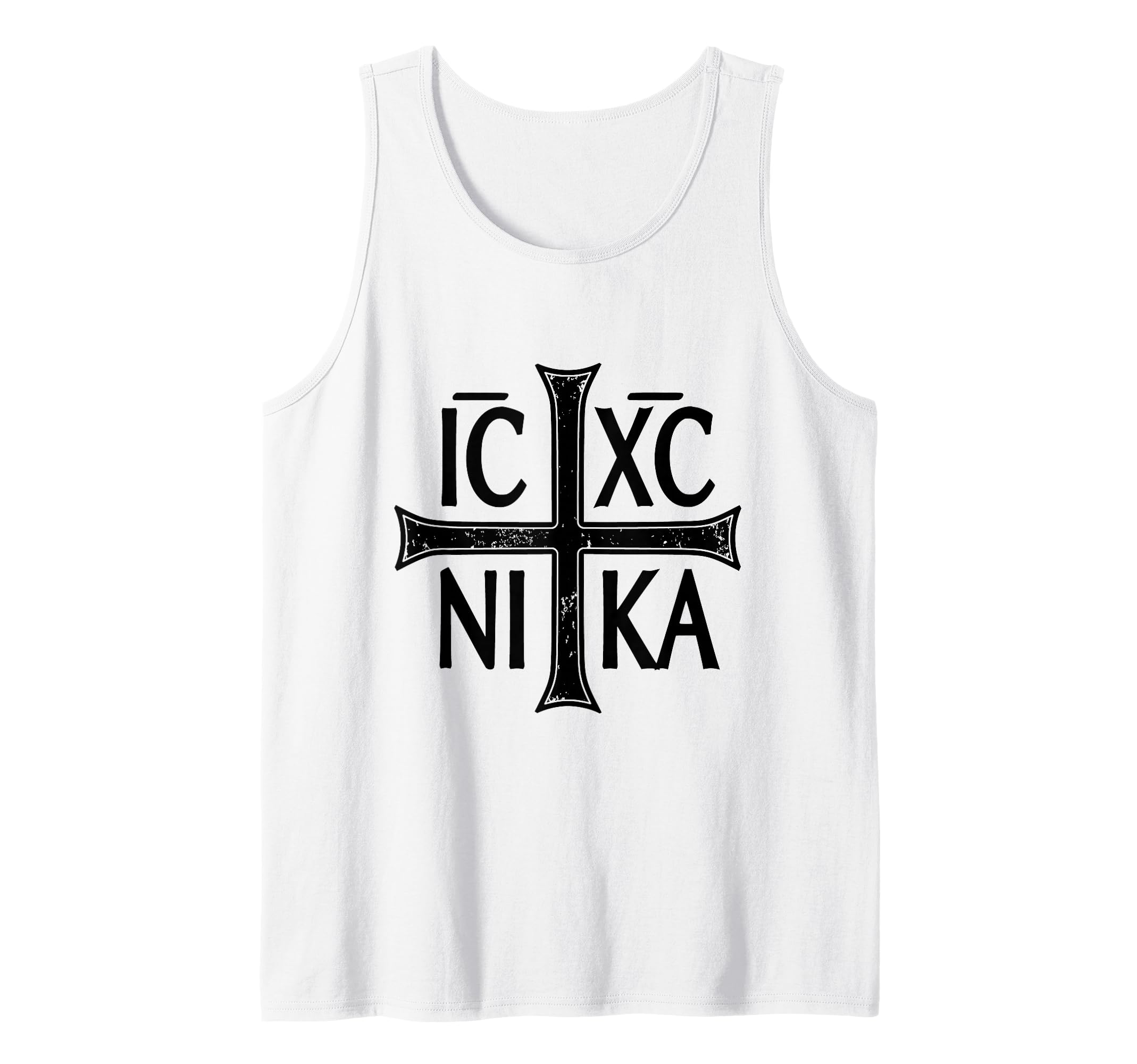 IC XC NIKA Cross Orthodox Eastern Christianity Christogram Tank Top