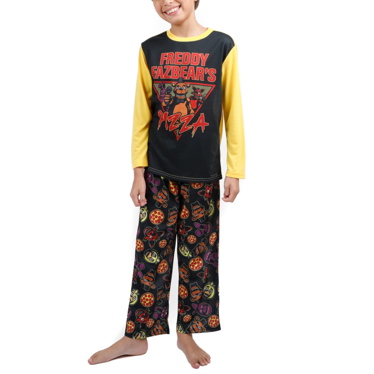 Bioworld Five Nights at Freddy's Video Game Youth Boys Pajama Sleepwear Set