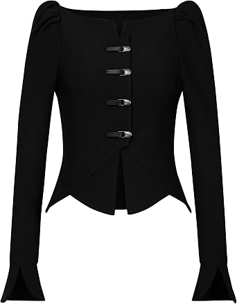 JW PEI Womens Olivia Puff Shoulder Blazer