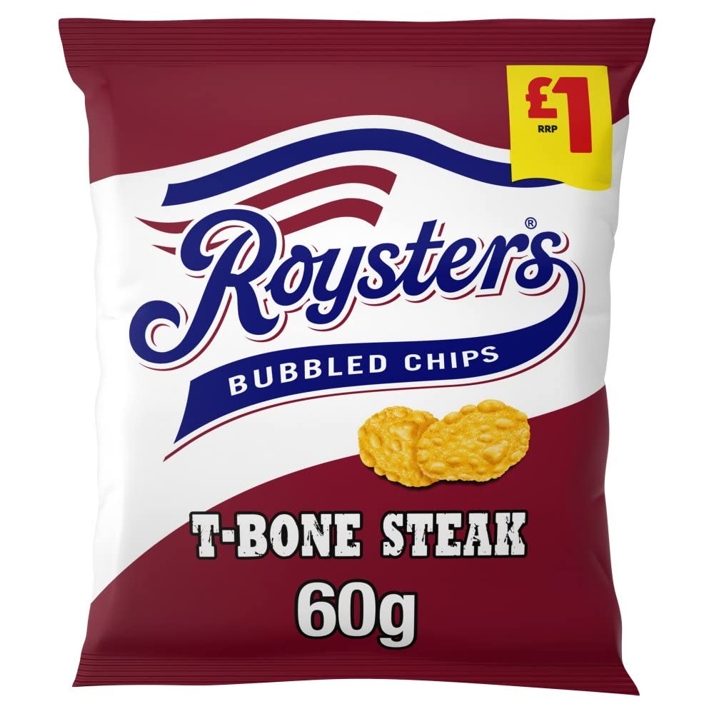Roysters T-Bone - Patatas fritas de carne (60 g, 16 unidades)