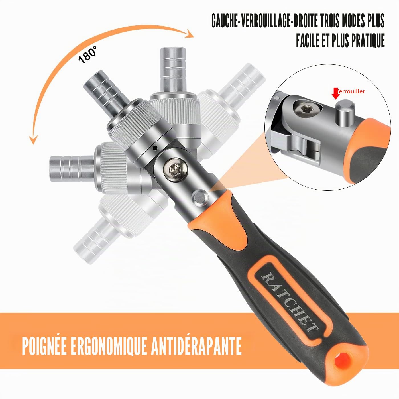 Jeu Douilles et d'embouts 38pcs 1/4", d'outils à tournevis à cliquet - Coffret à cliquet - Petit jeu d'embouts