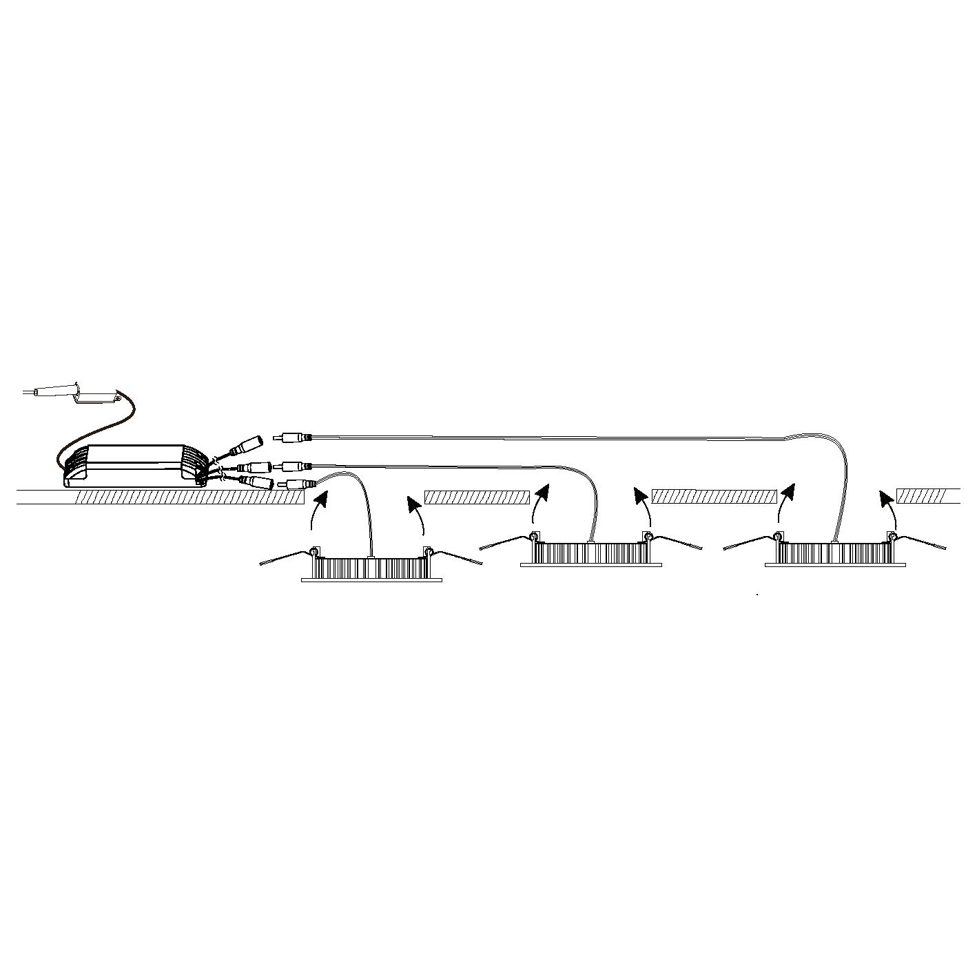 EGLO LED 3er Set Einbaustrahler Fueva 1, Ø 12 cm, Spots Set aus Metallguss und Kunststoff, 3 Einbauleuchten in Weiß, Einbauspot flach, warmweiß