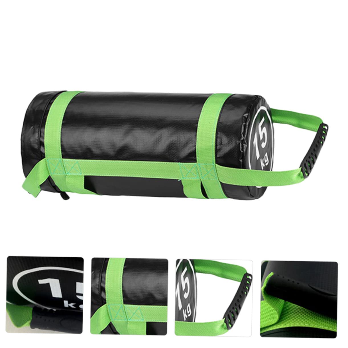 BRIGHTFUFU 1set Fitness Training Sandbag Power Bag Material for Weight Lifting Multi-Exercise Capability Comfortable Grip Empty Weight for Home and Gym Workouts