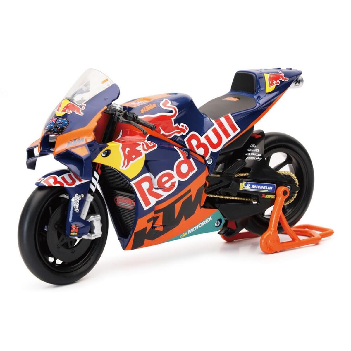 Amazon.com: New Ray KTM RC16 Motorcycle #43 Jack Miller Red Bull