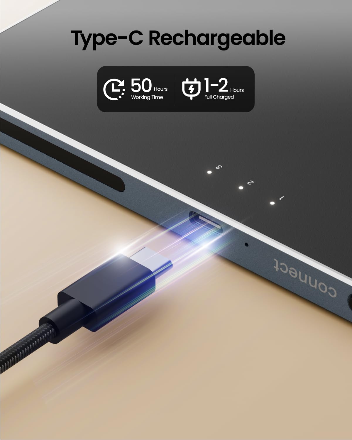 ProtoArc T1 Plus Wireless Bluetooth Trackpad dla Windows10/11 (NIE dla Mac), ładowalna mysz Touchpad z obsługą wielu gestów dla PC Laptop Notebook Komputer stacjonarny