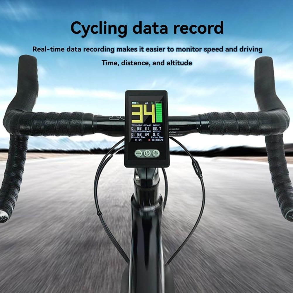 Ebike Display Ebike TFT Color Disply Pantalla avanzada con función GPS impermeable para Ebike