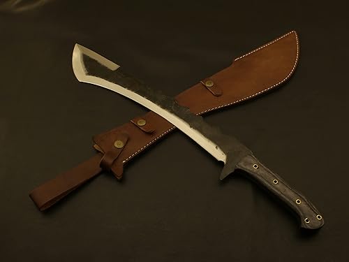 Espada de caza hecha a mano de acero al carbono con disponible en Yaxa Mexico