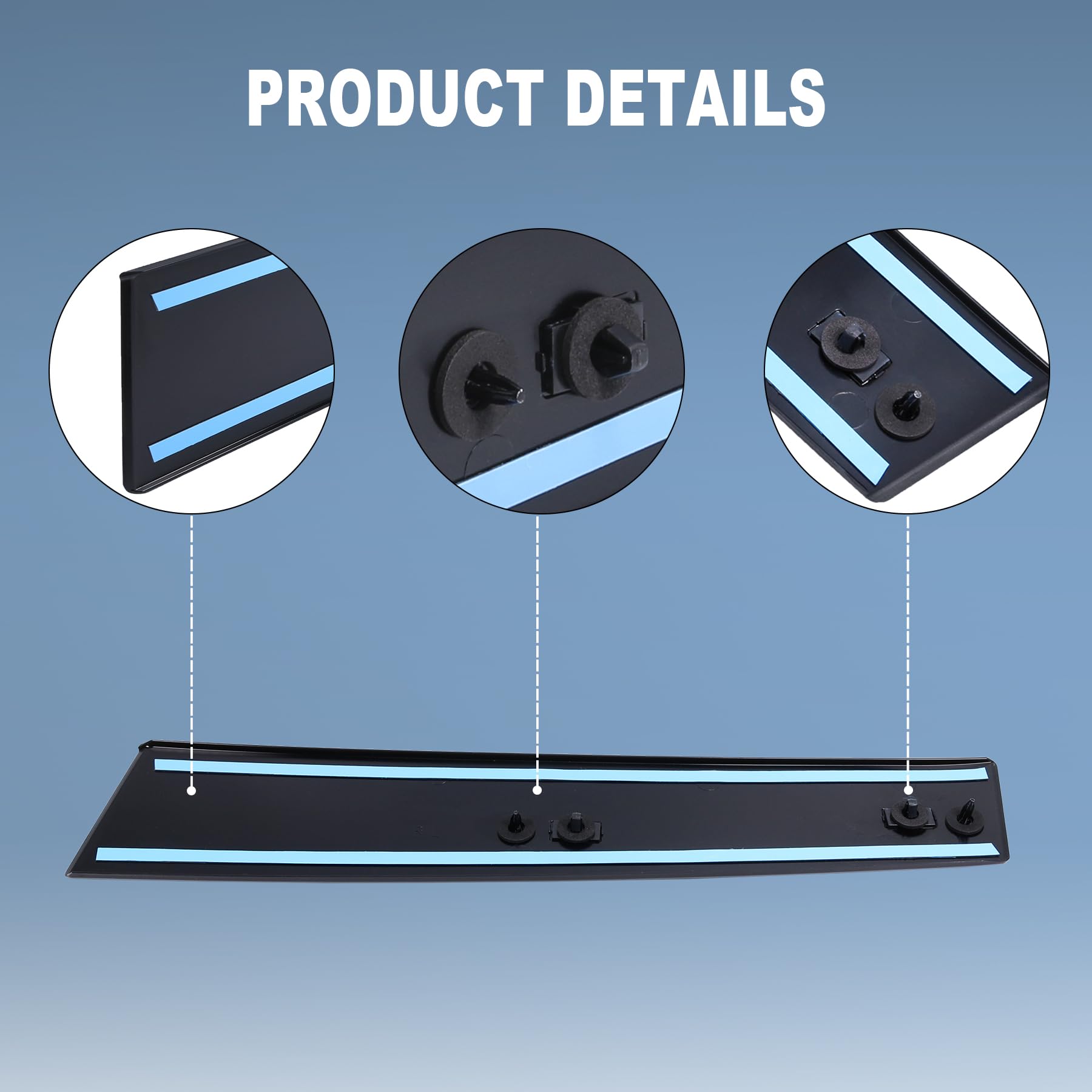 Amazon.com: Front Left Driver Side B Pillar Molding Trim 926-448