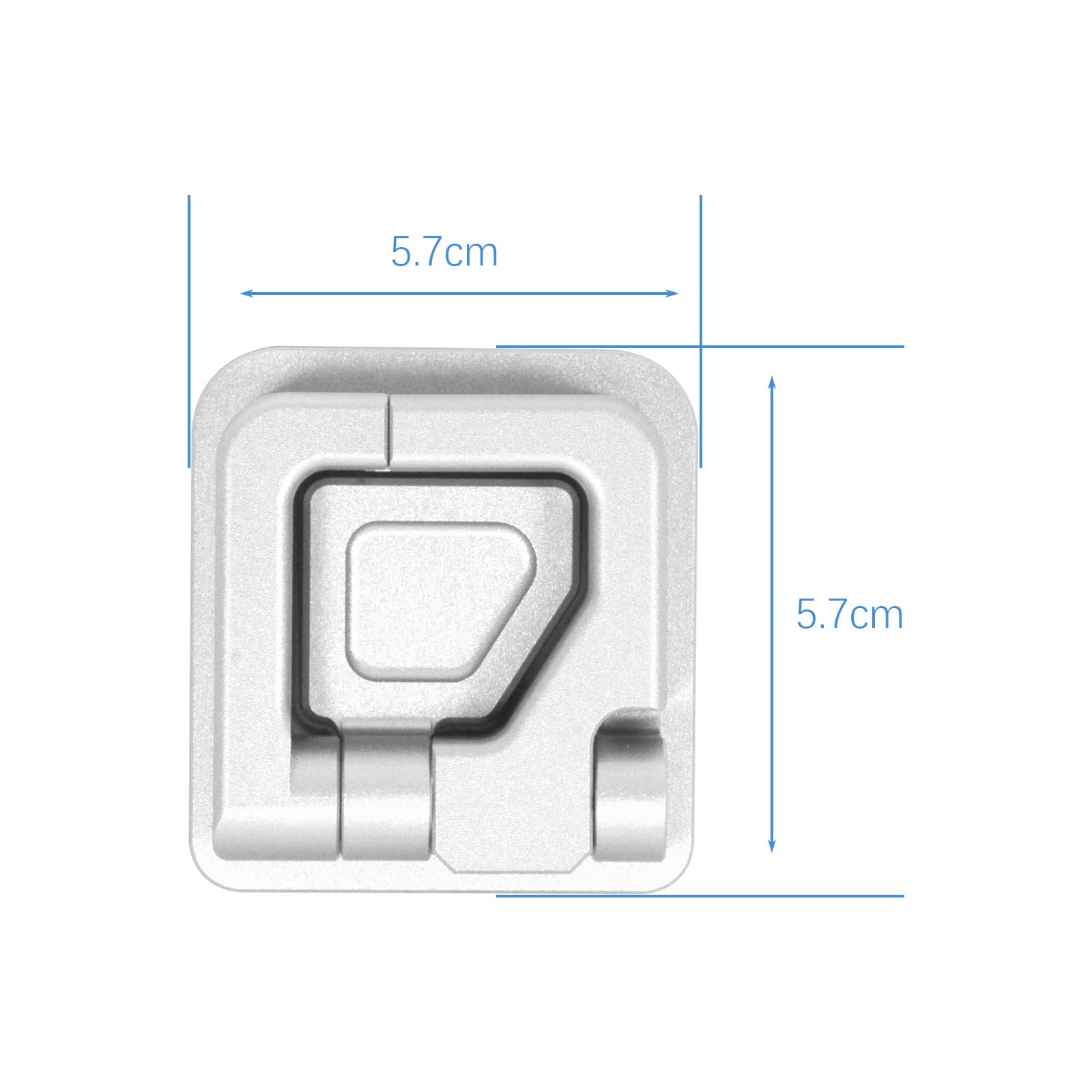 Oldbones 1 szt. haki do kasku ze stopu aluminium zamki pasują do GTS300 58.4 cm srebrne